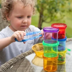 Gjennomsiktige insektsglass 6 stk
