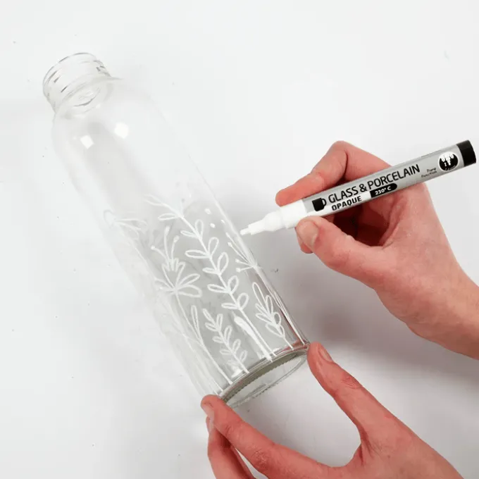 Glass- & porselenstusjer - Halvdekkende, 12 stk