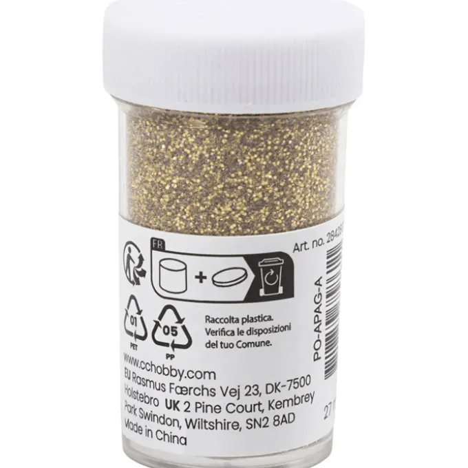 Glitter – Gull, 1 stk.