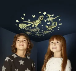 Glow - Dinosaurer + stjerner, 43 deler