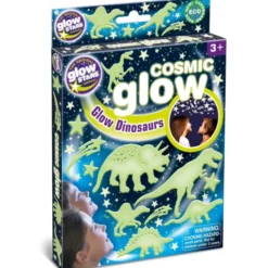 Glow - Dinosaurer + stjerner, 12 deler