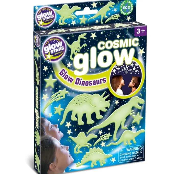 Glow - Dinosaurer + stjerner, 12 deler