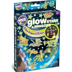 Glow - Drager + stjerner, 43 deler