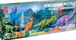 Gulvpuslespill m. 200 brikker - Dinosaurer
