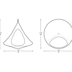 Hengehule Ø150 cm - Jord