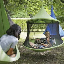 Hengehus med netting på sidene Ø150 cm - Grønn