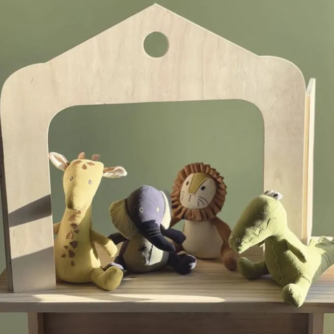 Hånddukke 30 cm - Elefant