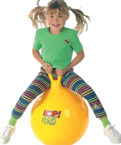 Hoppeball 45cm gul