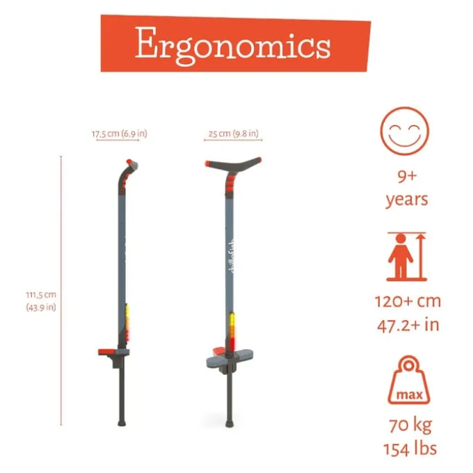 Hoppestokk GLOW (vekt opptil 70 kg)