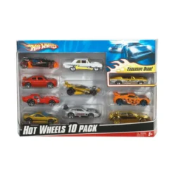 Hot Wheels-biler (assortert), 10 deler