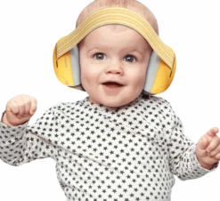 Hørselsvern Muffy Baby 1-3 år - Gul