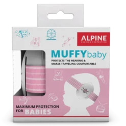 Hørselsvern Muffy Baby 1-3 år - Rosa
