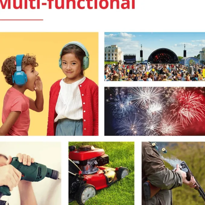 Hørselsvern Muffy Kids 5-12 år - Blå