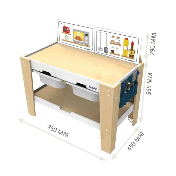 4-i-1 multilekebord