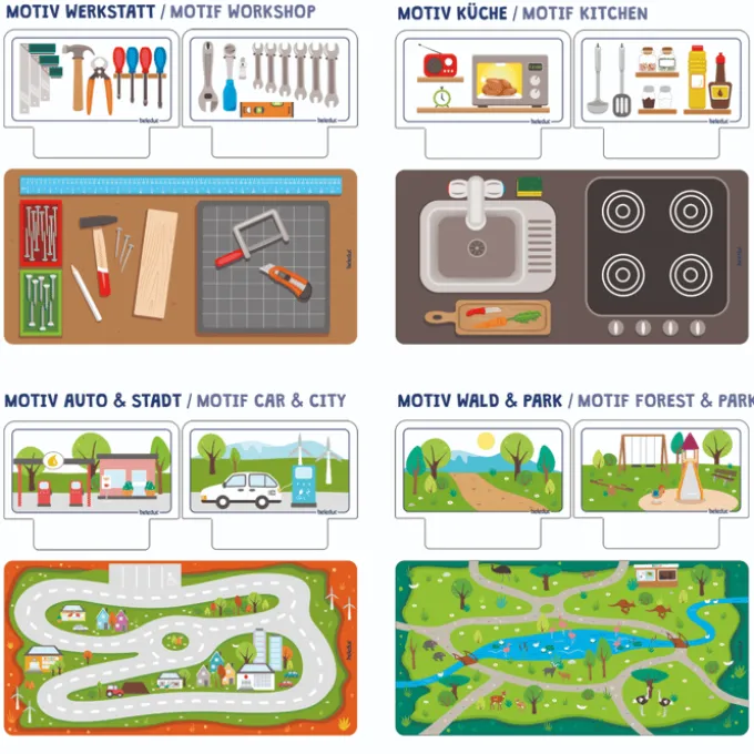 4-i-1 multilekebord