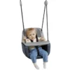 3-i-1 babyhuske - Antrasitt (svart tau)