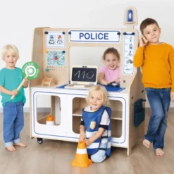 2-i-1 lekestasjon - Brannstasjon & politistasjon