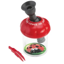 Insektsglass inkl. mikroskop og pinsett