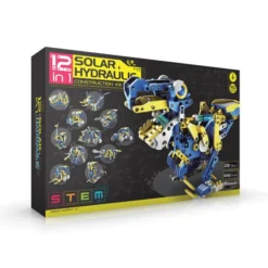 12-i-1 robotbyggesett til solenergi, 230 deler