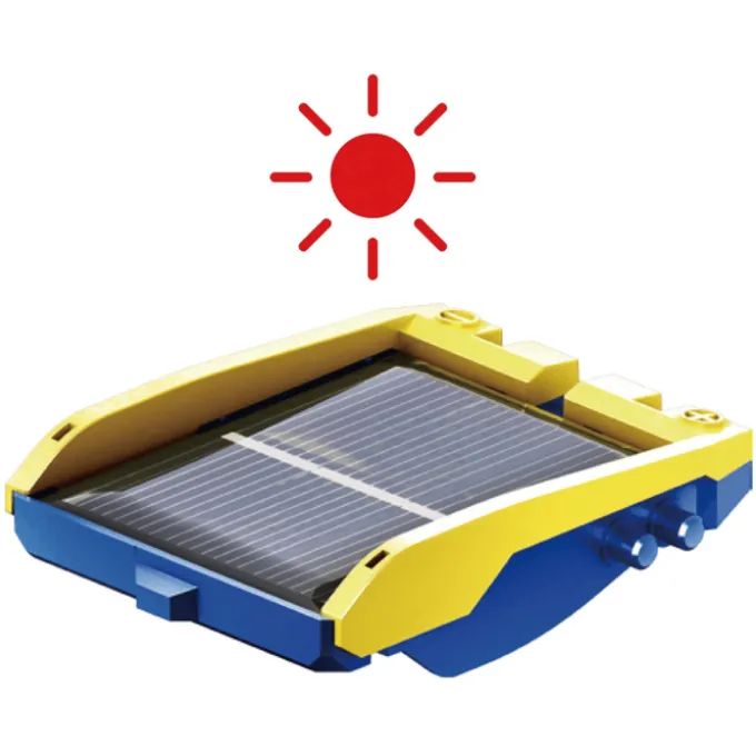 12-i-1 robotbyggesett til solenergi, 230 deler