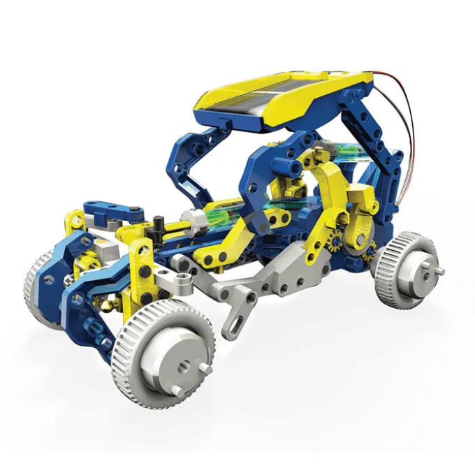 12-i-1 robotbyggesett til solenergi, 230 deler