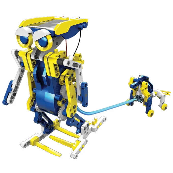 12-i-1 robotbyggesett til solenergi, 230 deler