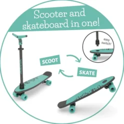 2-i-1 SkatieSkootie - Mint