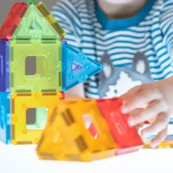 KinderMag Polydron | Gjennomsiktig | 48 stk.