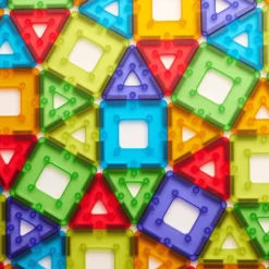 KinderMag Polydron | Gjennomsiktig | 48 stk.