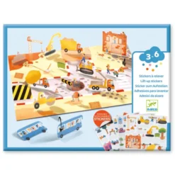 Klistremerkespill 3D - Transport