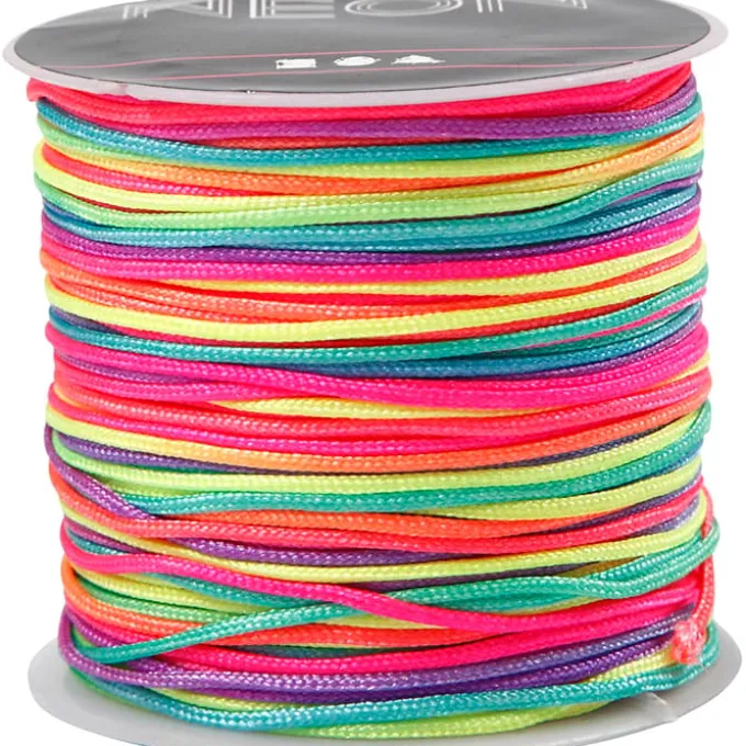 Knytesnor i nylon - Neon, 28 m.