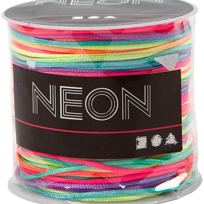 Knytesnor i nylon - Neon, 28 m.