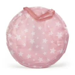 Krabbetunnel med stjerner, rosa