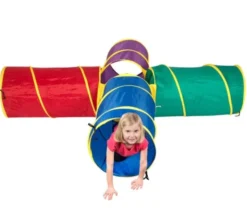 Krabbetunnel m. kryss, Ø50 cm