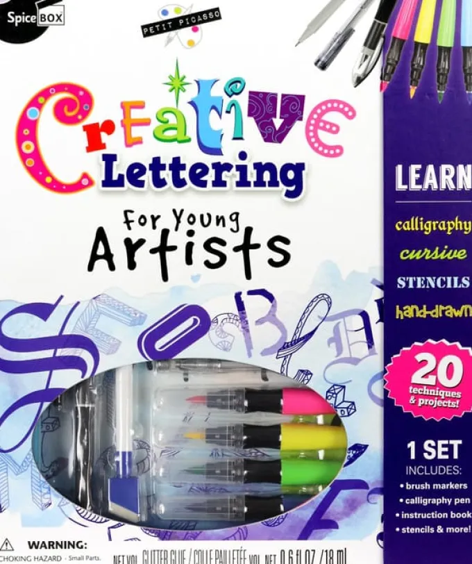 Kreativitetssett - Creative Lettering