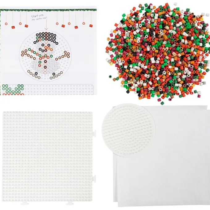 Kreativ pakke med BioBeads - Snømann m.fl.
