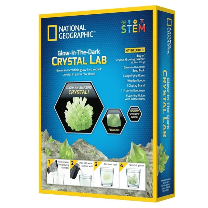 Krystalldyrkning - Glow-in-the-dark, Grønn