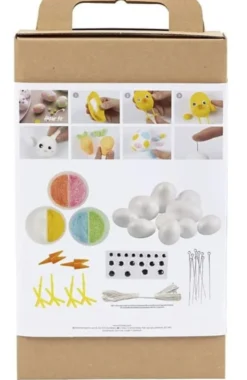 Lag påskepynt med Foam Clay