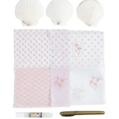 Lag decoupage muslinger, 3 stk.