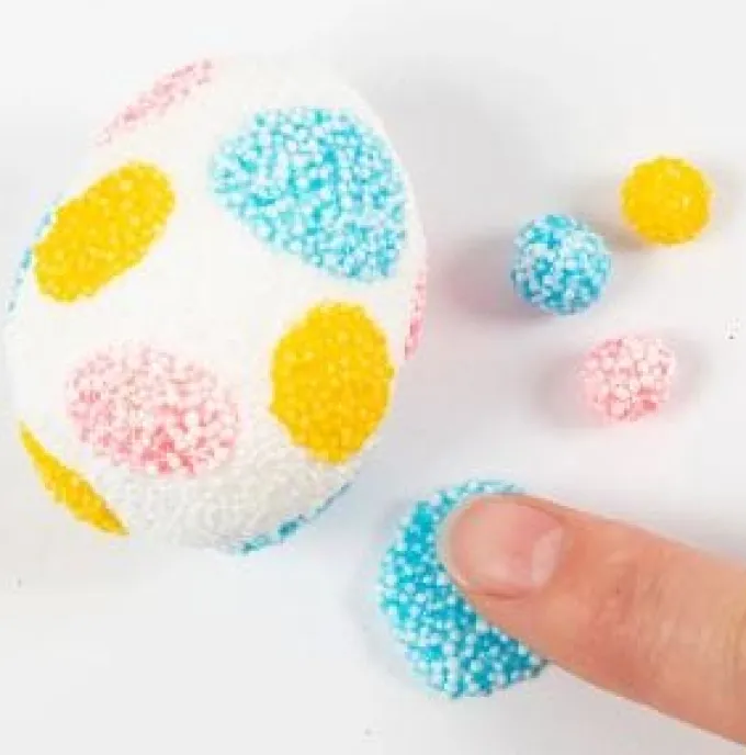 Lag påskepynt med Foam Clay