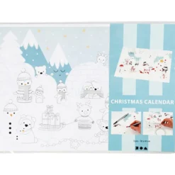 Lag selv julekalender (inkl. motiv), 3 stk