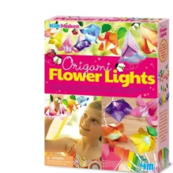 Lav din egen lyskæde m. blomster - origami
