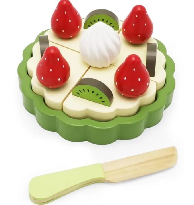 Lekemat - Kake med jordbær og kiwi