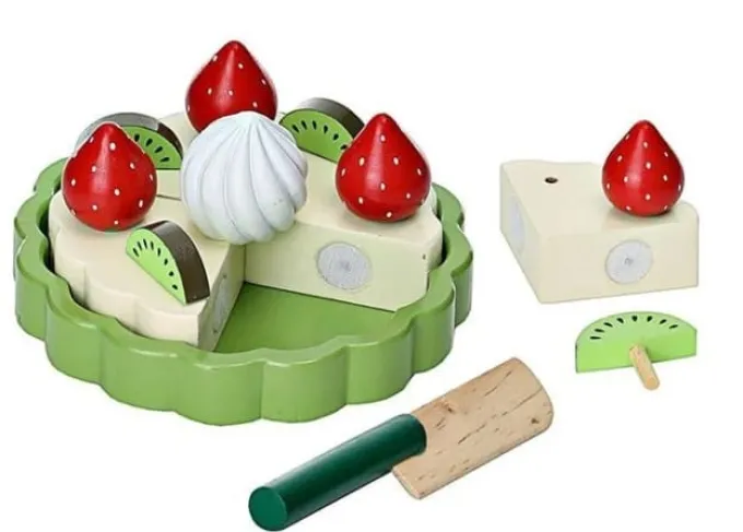 Lekemat - Kake med jordbær og kiwi
