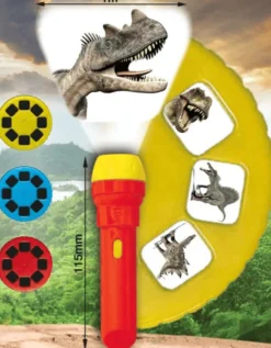 Lommelykt med dias - Dinosaurer