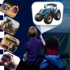 Lommelykt m projektor - Traktor & trucks