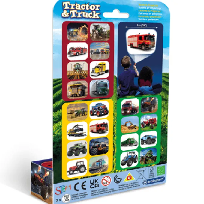 Lommelykt m projektor - Traktor & trucks