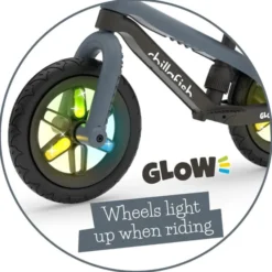Løpesykkel BMXie GLOW - Antracit (2-5 år)