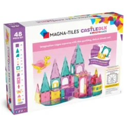 Magna-Tiles | Eventyrslott Deluxe, 48 stk