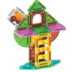 Magna-Tiles | microMAGS Trehytte, 24 stk.